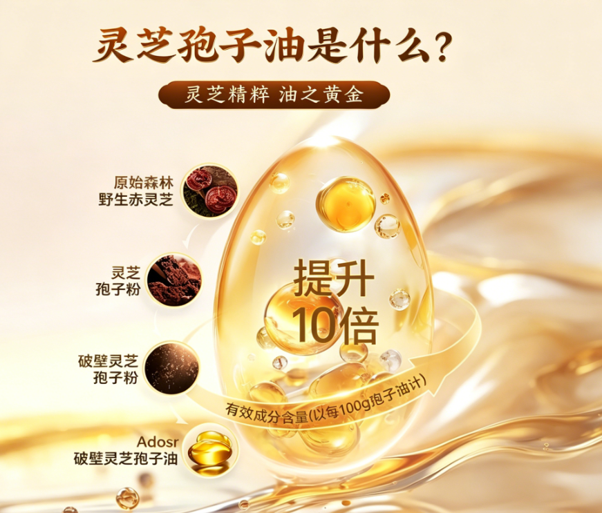 从椴木原料到三萜实测：2026 年灵芝孢子油十大品牌推荐榜